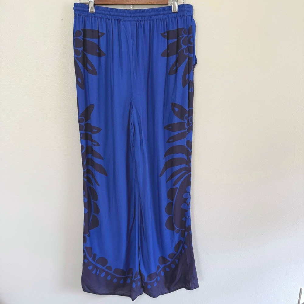 Farm Rio X Anthropologie Women's Martina Pull-On Wide Leg Pants Size M NWOT - Picture 4 of 11